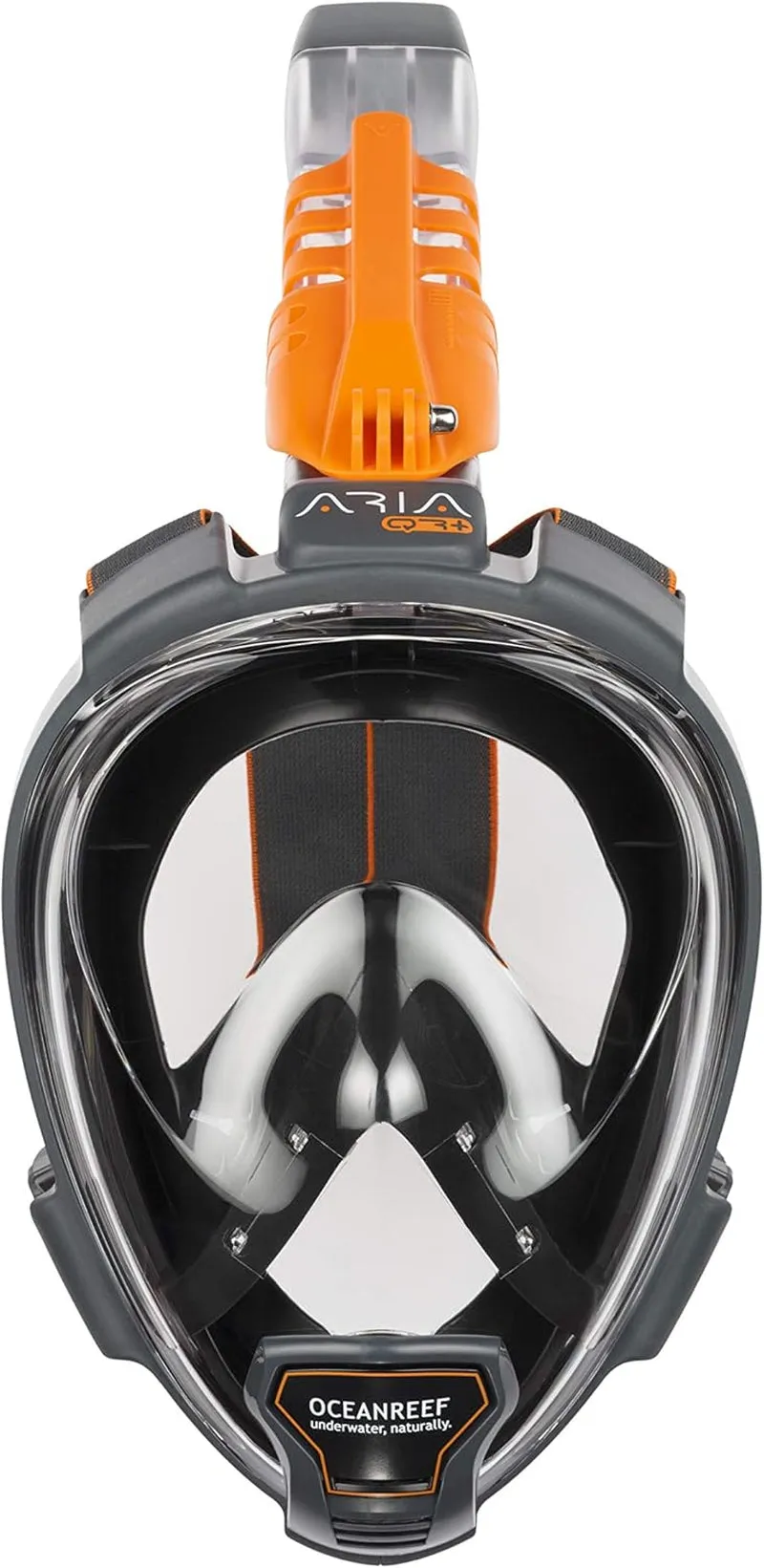 - Aria QR   Quick Release Snorkeling Mask - Full Face Snorkeling Mask - 180 Degree Underwater Vision - 8 Colours and 4 Sizes