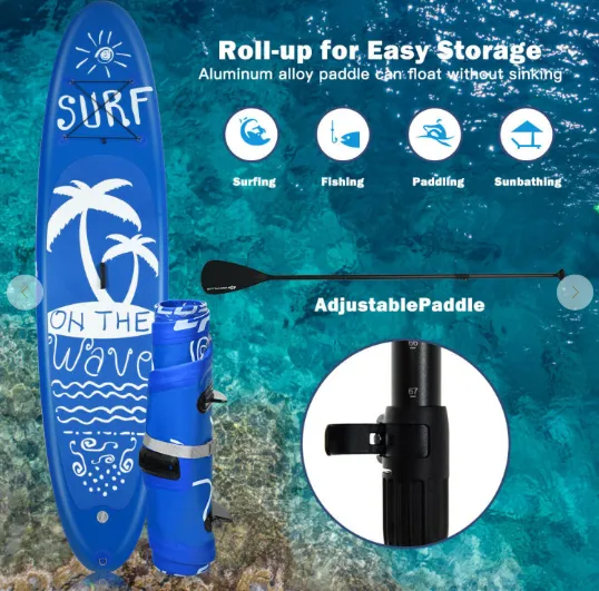 10'6 Inflatable Paddle Board "waves" bundle | Eclectic Fish