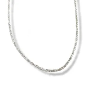 20" Sterling Silver Chain Loose Rope