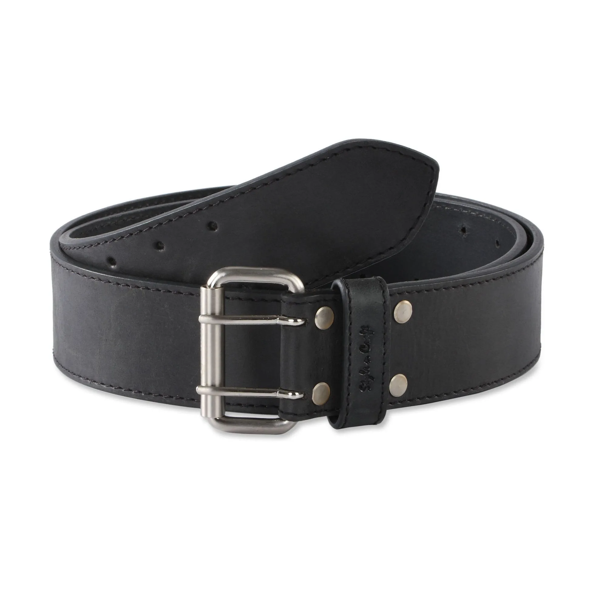 392752 - 2 Inch Wide Work Belt in Full Grain Leather in Black Color | Style n Craft