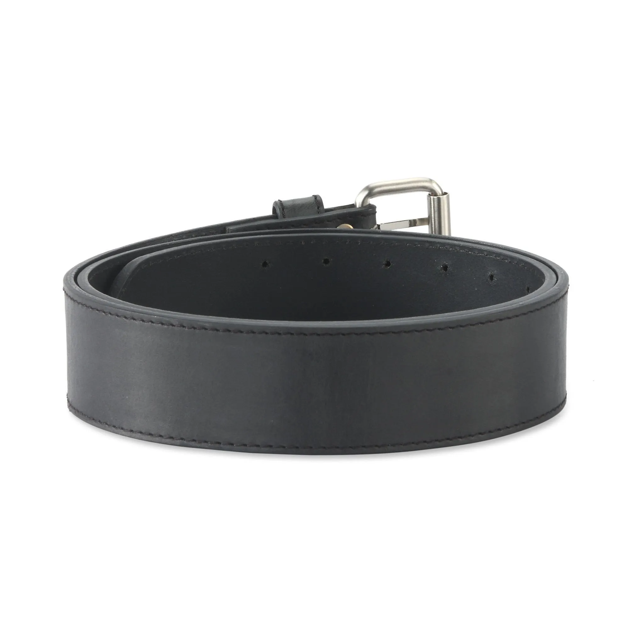 392752 - 2 Inch Wide Work Belt in Full Grain Leather in Black Color | Style n Craft