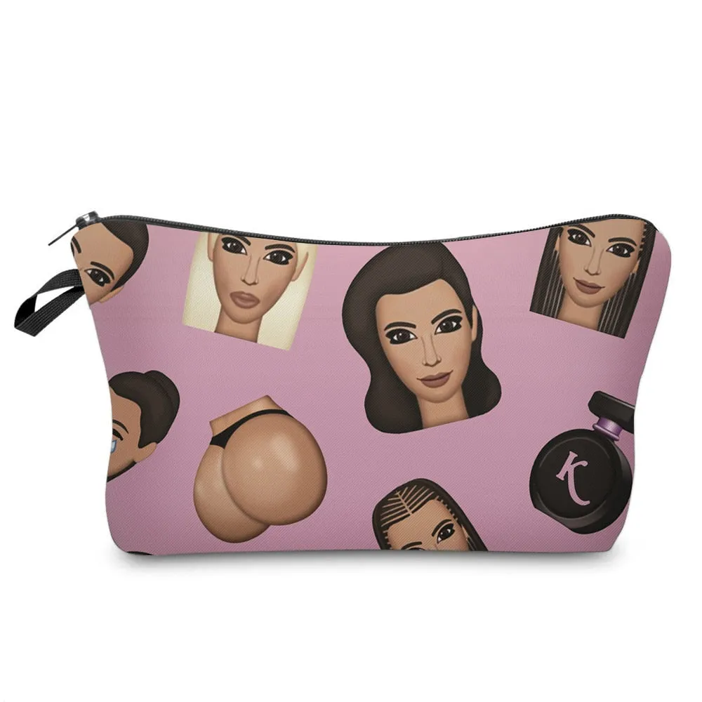 3D Printing Funny Emoji  Bag Travel Organizer