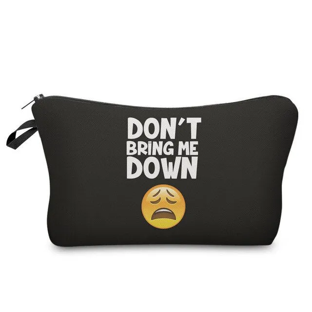 3D Printing Funny Emoji  Bag Travel Organizer