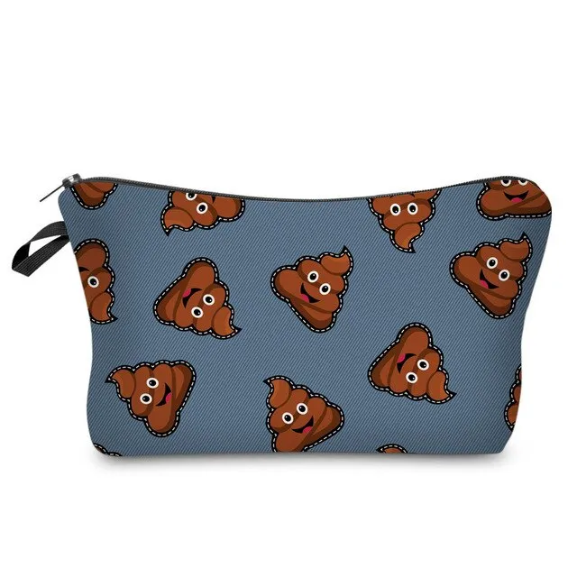 3D Printing Funny Emoji  Bag Travel Organizer