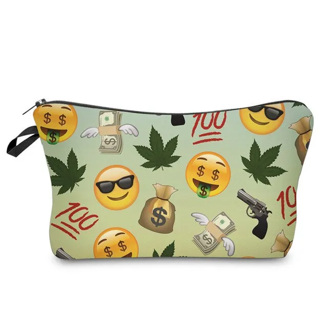 3D Printing Funny Emoji  Bag Travel Organizer