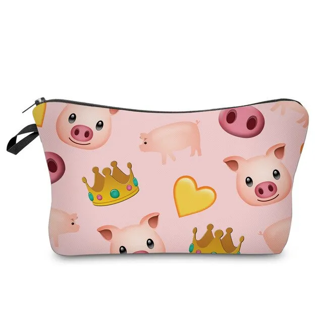 3D Printing Funny Emoji  Bag Travel Organizer