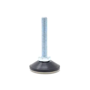 48mm-M10x60mm Non-Slip Screw In Levelling Machine Feet Height Adjustable, Made In Germany