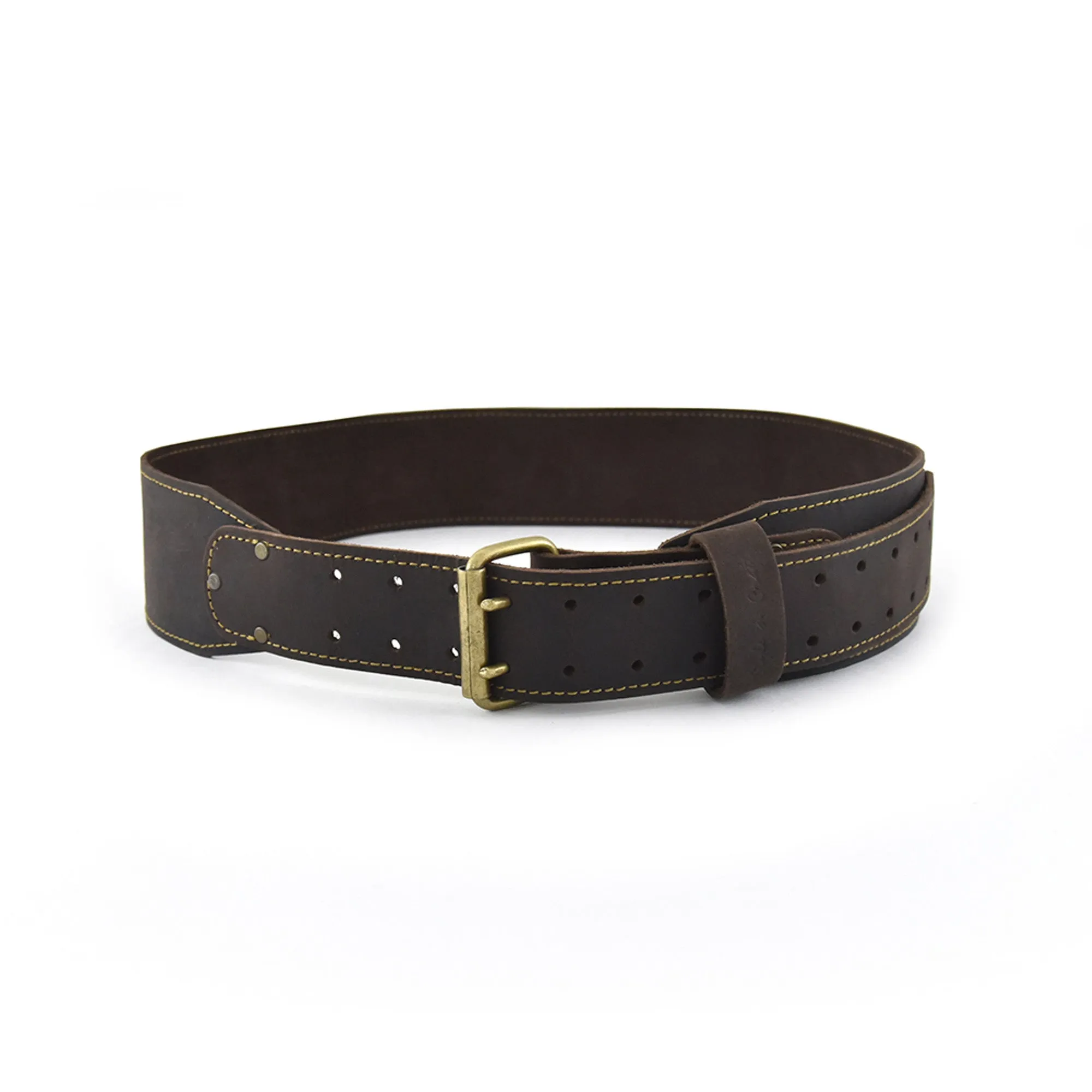 74055 - 3 Inch Wide - Long - Tapered Work Belt in Full Grain Oiled Leather | Style n Craft