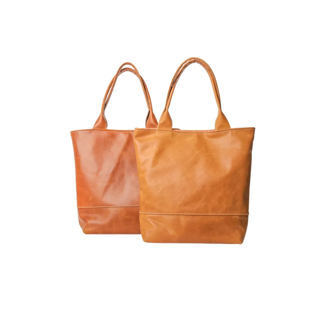 Abbey Tote All Leather MADE TO ORDER