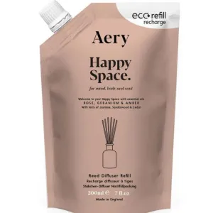 Aery Happy Space Reed Diffuser Refill - Rose Geranium & Amber