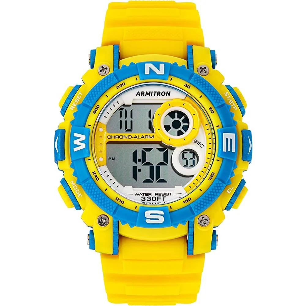 Armitron Sport Men's Digital Chronograph Resin Strap Watch, 40/8284 | Multiple Colors