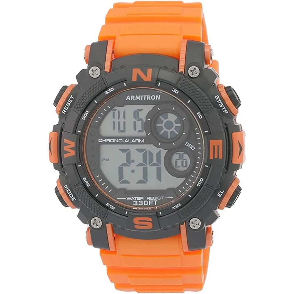 Armitron Sport Men's Digital Chronograph Resin Strap Watch, 40/8284 | Multiple Colors