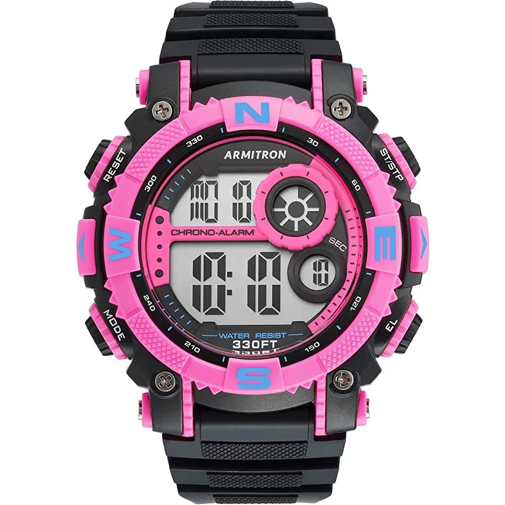 Armitron Sport Men's Digital Chronograph Resin Strap Watch, 40/8284 | Multiple Colors