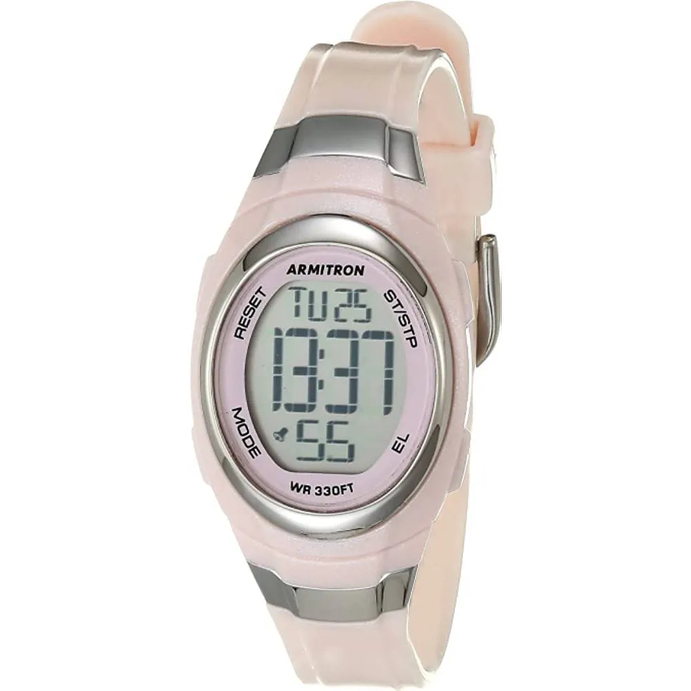 Armitron Sport Women's Digital Chronograph Resin Strap Watch, 45/7034 | Multiple Colors