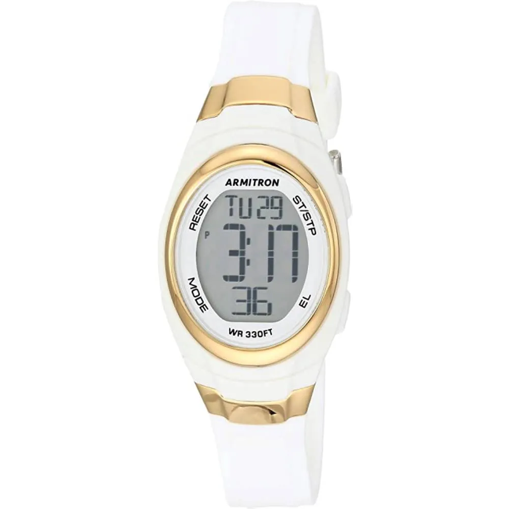 Armitron Sport Women's Digital Chronograph Resin Strap Watch, 45/7034 | Multiple Colors