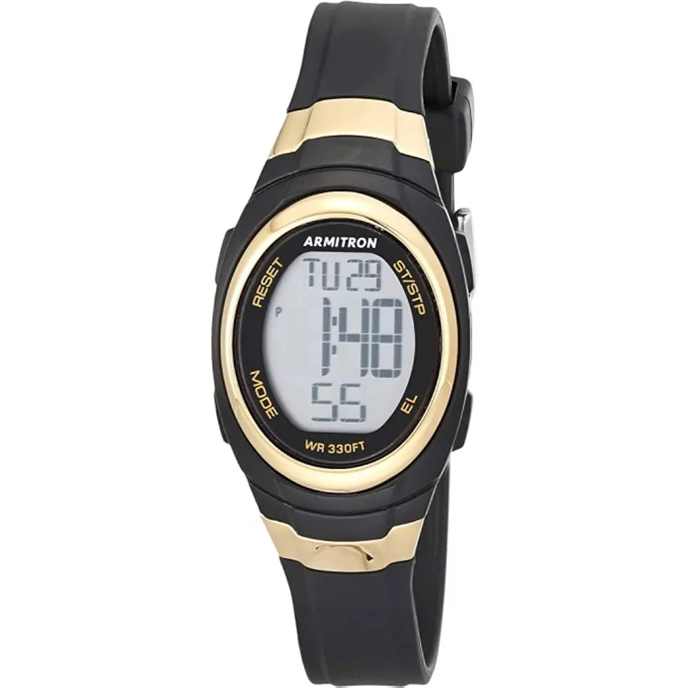 Armitron Sport Women's Digital Chronograph Resin Strap Watch, 45/7034 | Multiple Colors