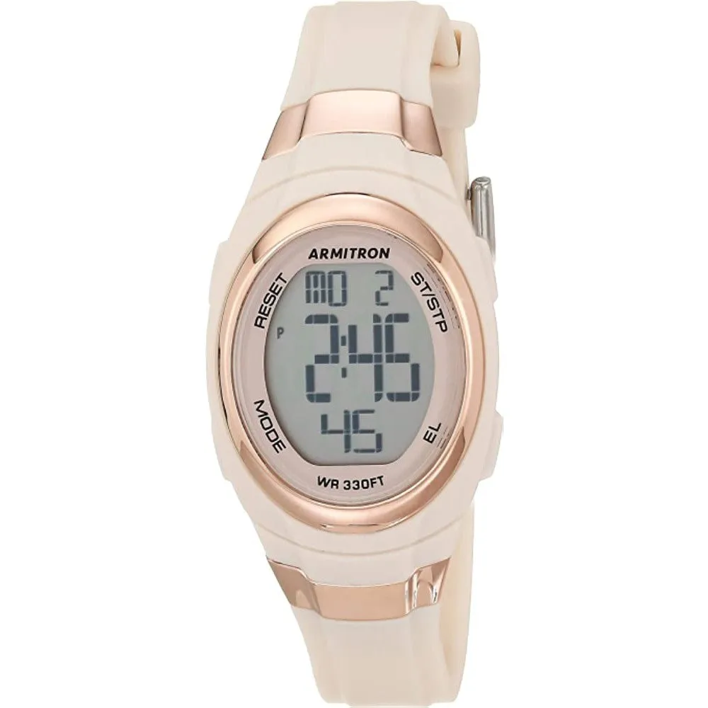 Armitron Sport Women's Digital Chronograph Resin Strap Watch, 45/7034 | Multiple Colors
