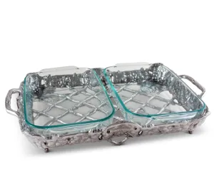 Arthur Court Grape Pyrex Holder 2qt
