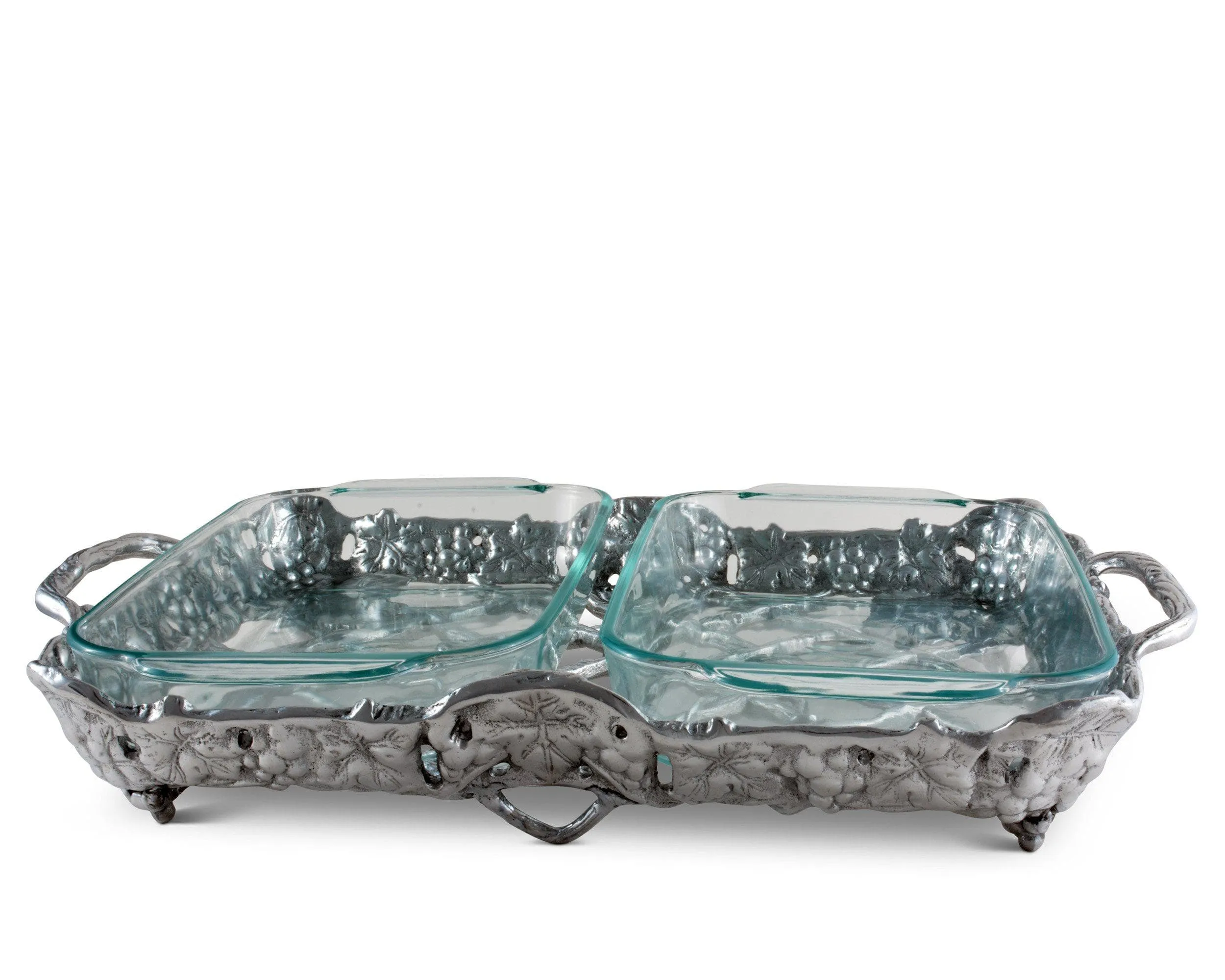 Arthur Court Grape Pyrex Holder 2qt
