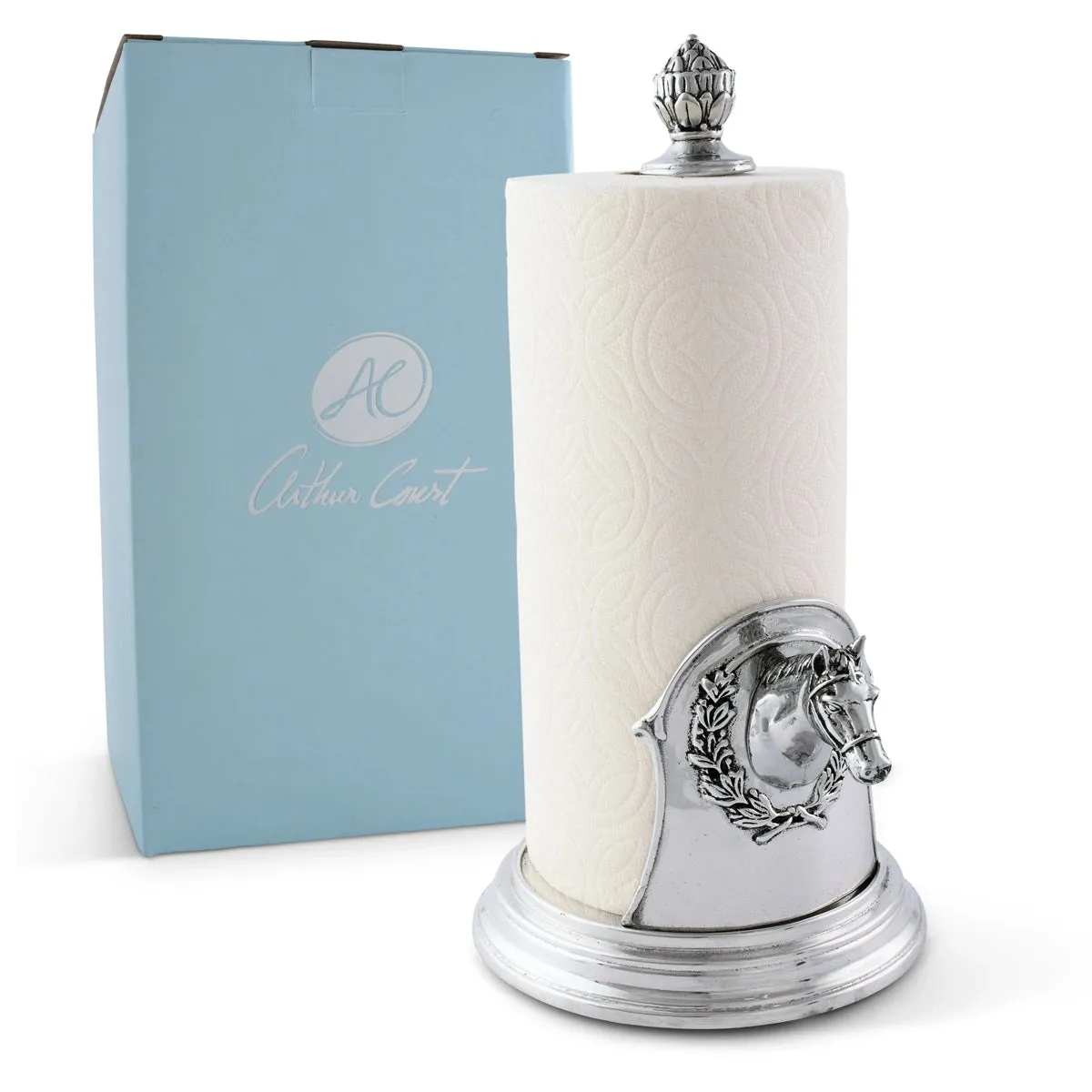 Arthur Court Horse Head Paper Towel Holder