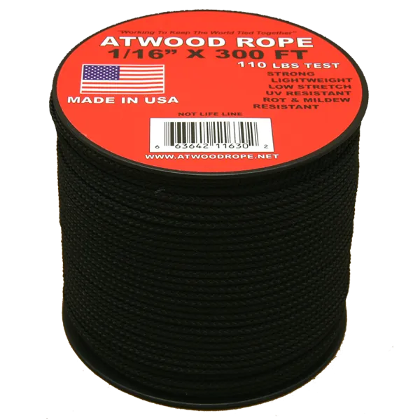 Atwood Butt Cord 1/16 Diamenter, 300ft