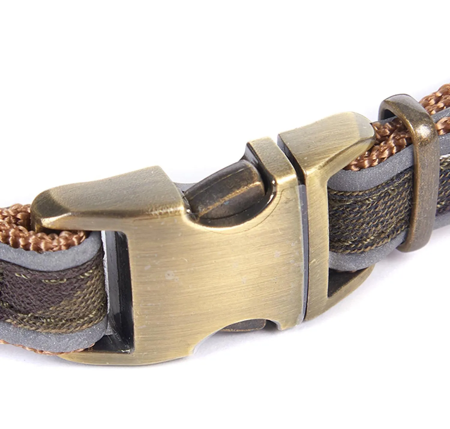 Barbour Reflective Tartan Adjustable Dog Collar