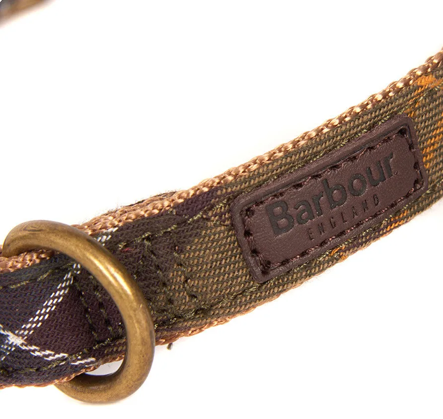 Barbour Tartan Webbing Adjustable Dog Collar