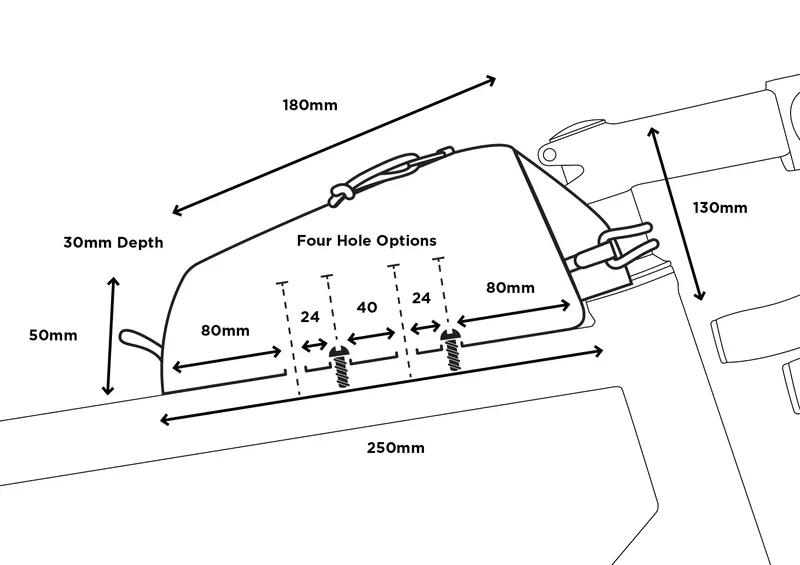 Bolt-On Top Tube Bag