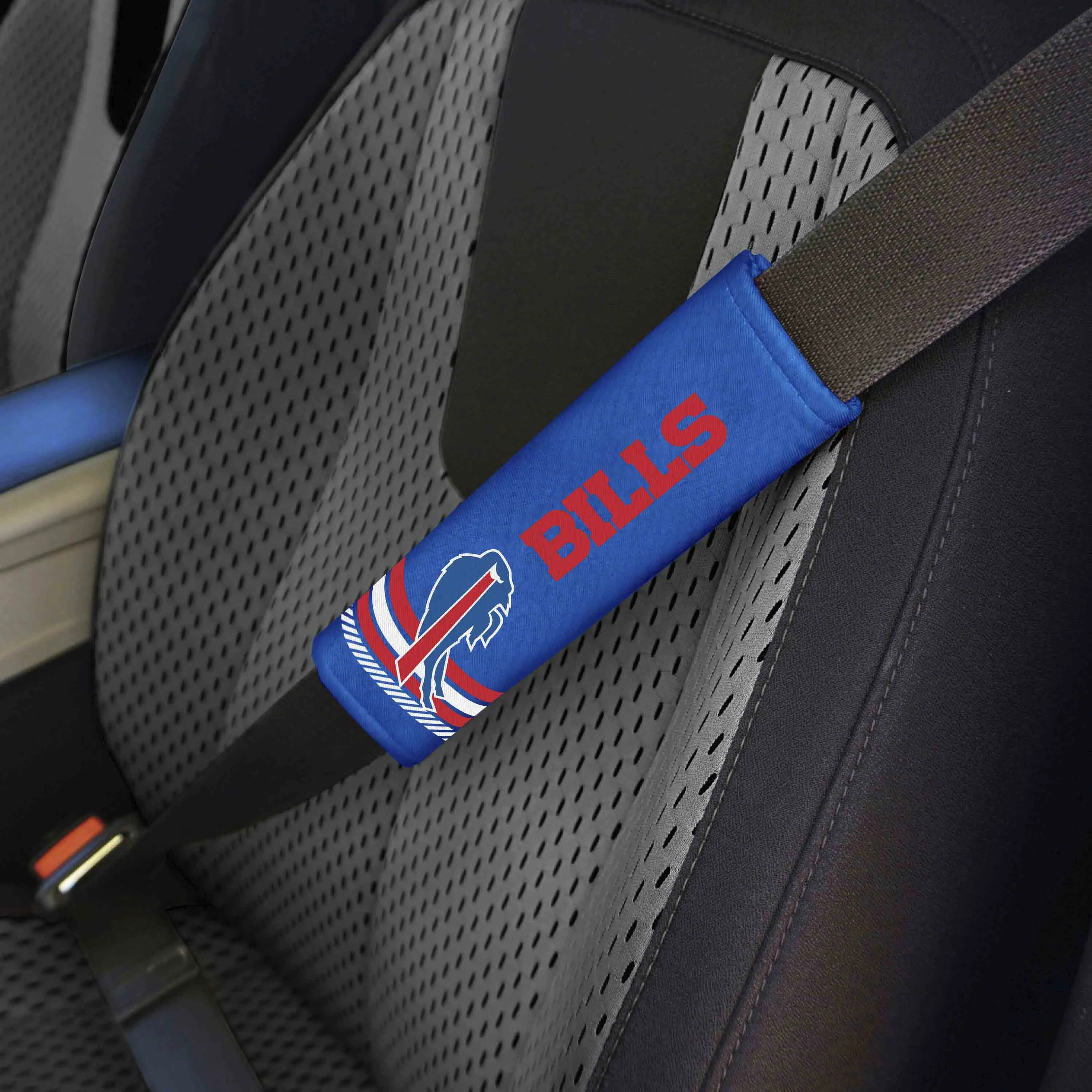 Buffalo Bills Team Color Rally Seatbelt Pad - 2 Pieces