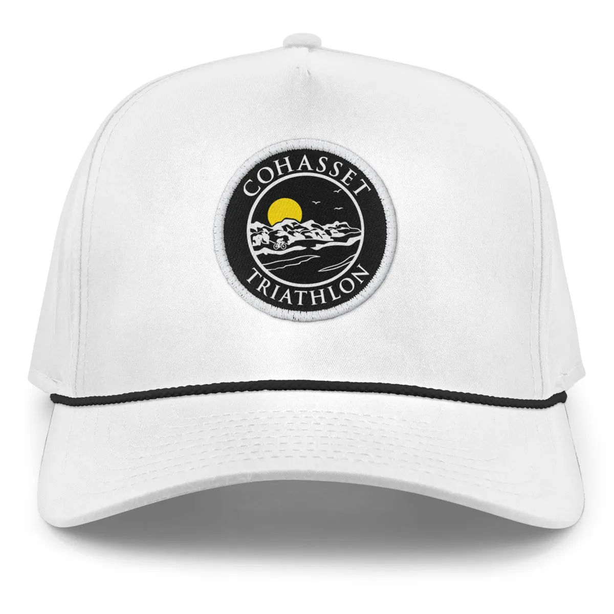 Cohasset Triathlon Blackout 5-Panel Rope Hat