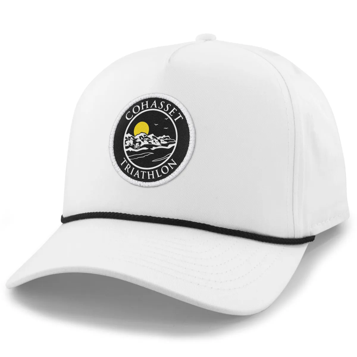 Cohasset Triathlon Blackout 5-Panel Rope Hat