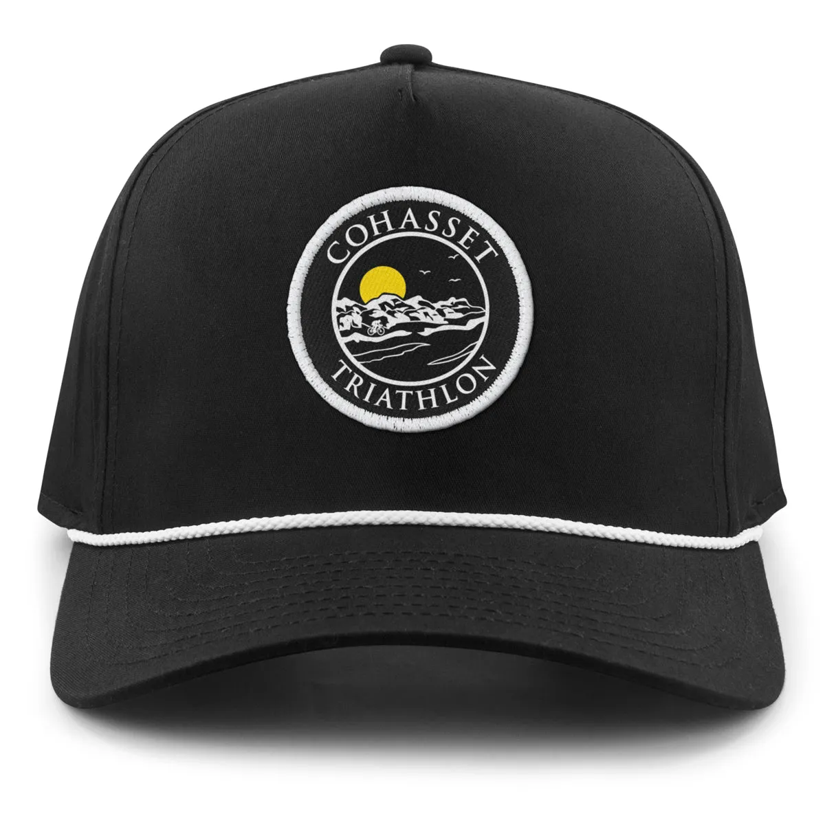 Cohasset Triathlon Blackout 5-Panel Rope Hat