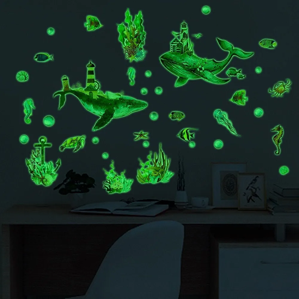 Cool Underwater Wall Sticker - Glowing in the dark