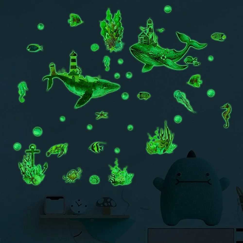 Cool Underwater Wall Sticker - Glowing in the dark