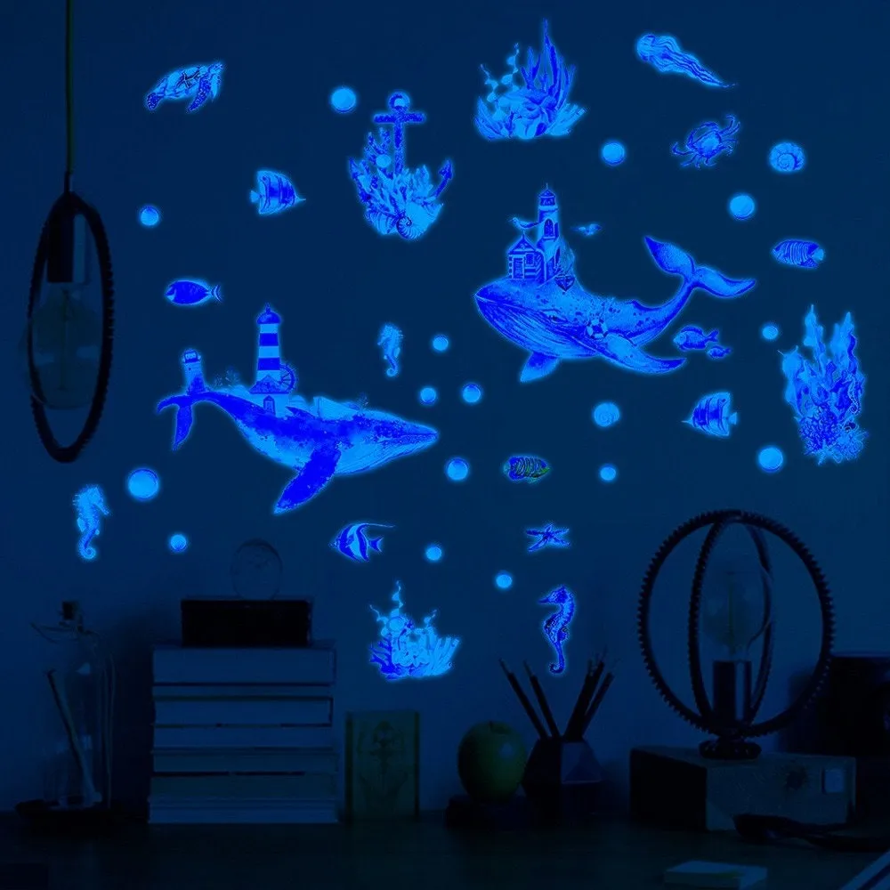Cool Underwater Wall Sticker - Glowing in the dark