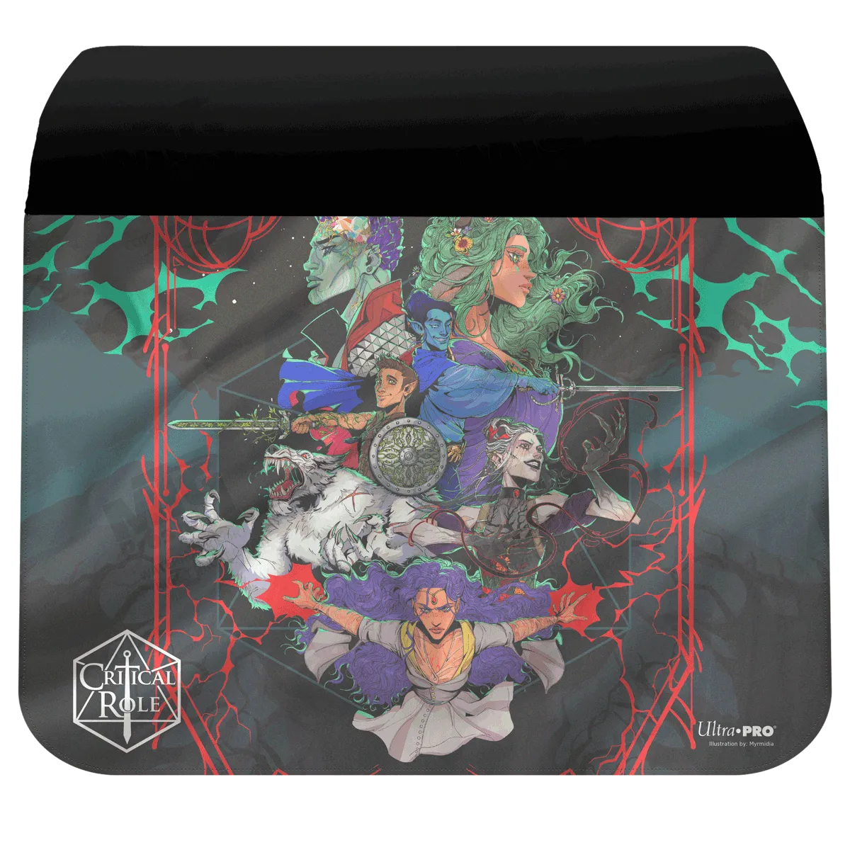 Critical Role PoD Printed Messenger Bag Flap- Bells Hells Live at the Greek