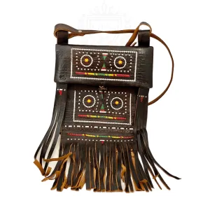 Crossbody Messenger Shoulder Bag with Fringes