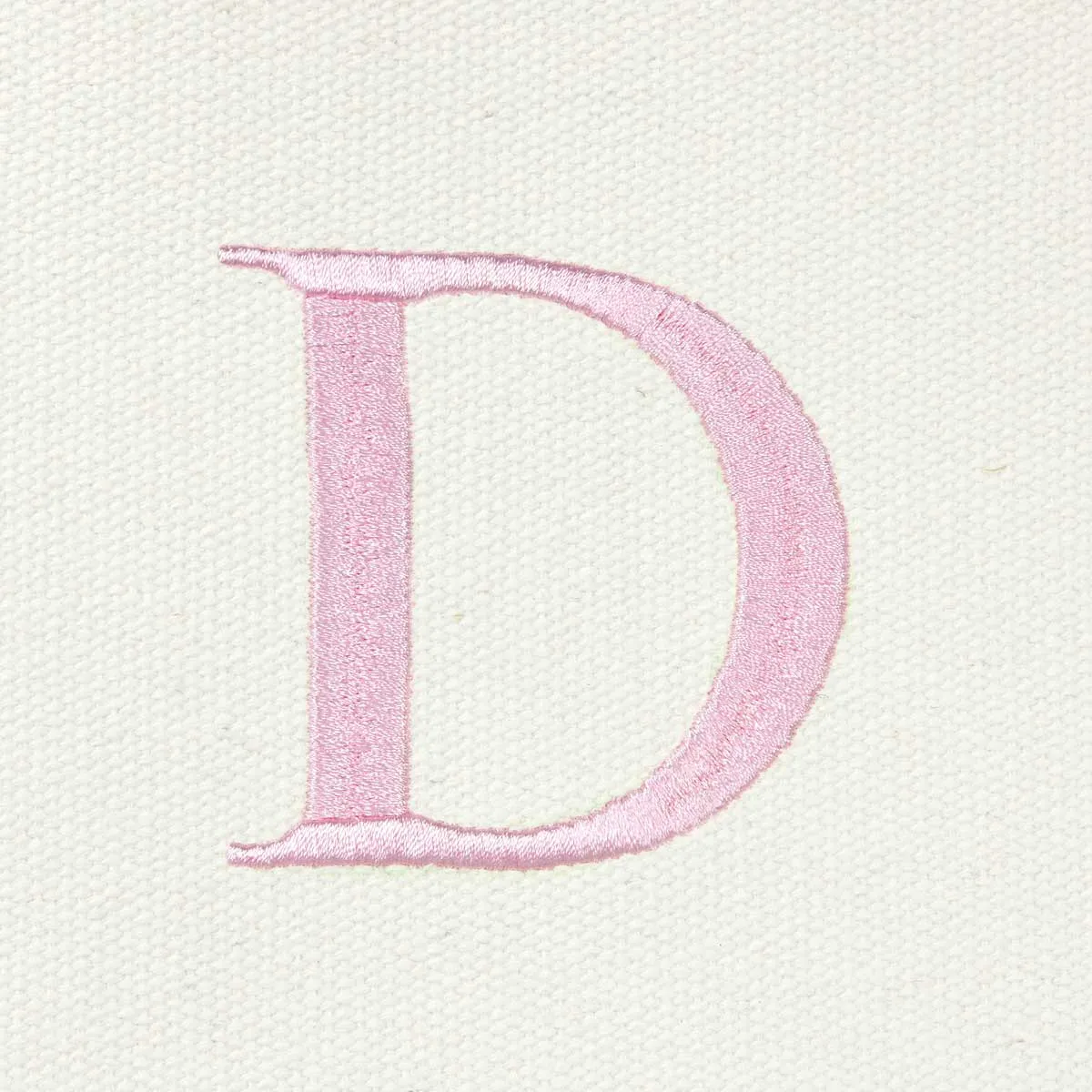 Dalix Medium Personalized Tote Bag Monogrammed Initial Letter - D