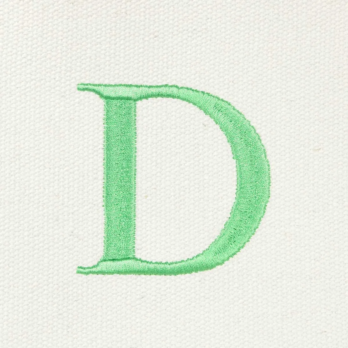 Dalix Medium Personalized Tote Bag Monogrammed Initial Letter - D