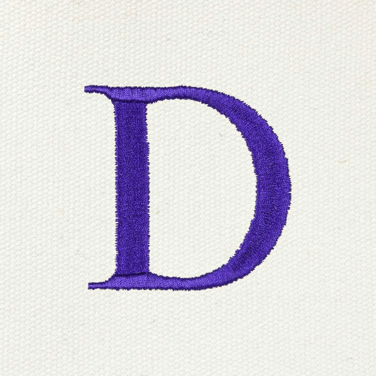 Dalix Medium Personalized Tote Bag Monogrammed Initial Letter - D