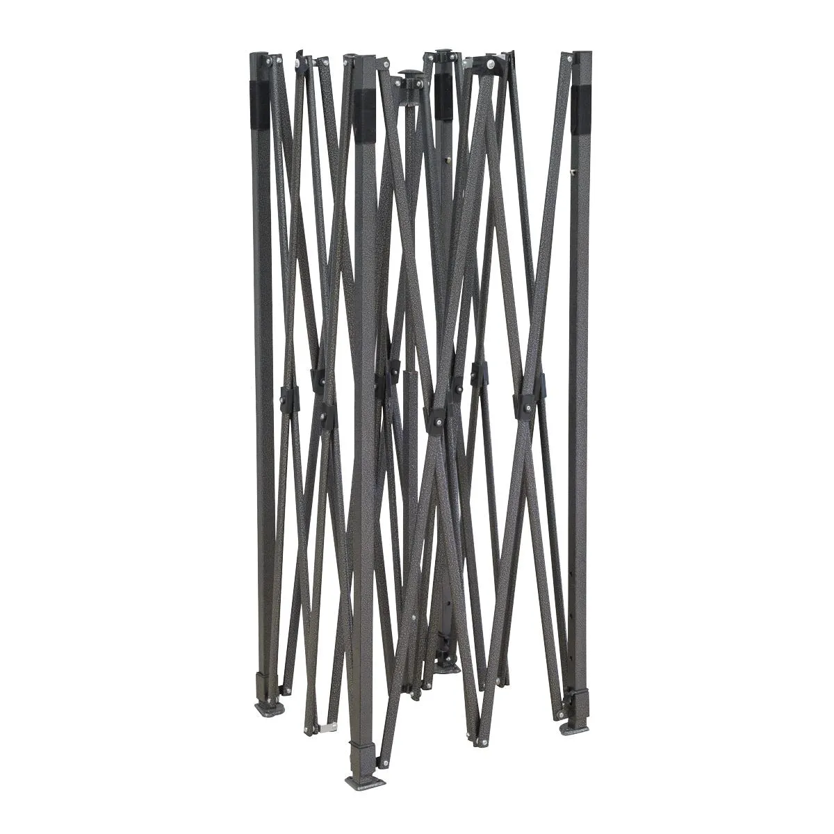Dellonda Premium 3 x 3m Pop-Up Gazebo, PVC Coated, Water Resistant Fabric, Supplied with Carry Bag, Rope, Stakes & Weight Bags - Grey Canopy