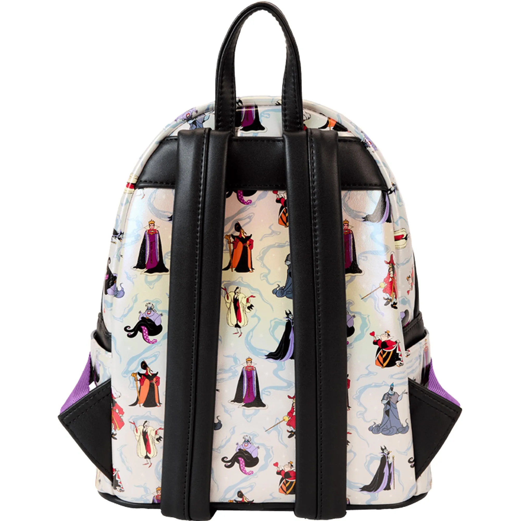 Disney Loungefly Villains Iridescent All-Over Print Mini Backpack