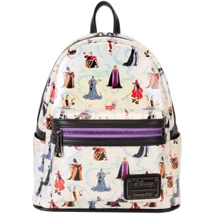 Disney Loungefly Villains Iridescent All-Over Print Mini Backpack