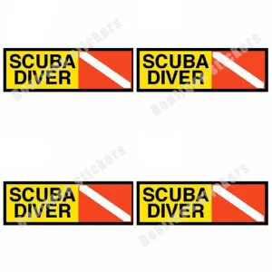 Diver Stickers - I love Scuba Diving