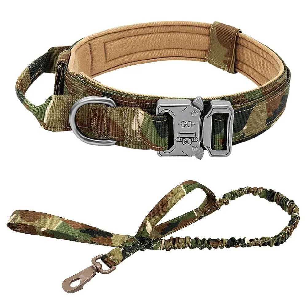 Dog Harness Collar Leash Combo No Pull