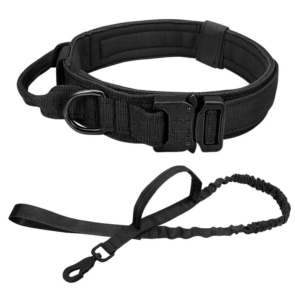 Dog Harness Collar Leash Combo No Pull