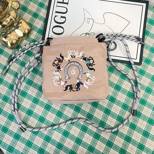 Embroidery Waterproof Eco-friendly Bag Messenger Bag Crossbody Bag