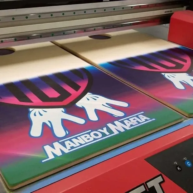 Exclusive Manboy Mafia Cornhole Boards Direct Print