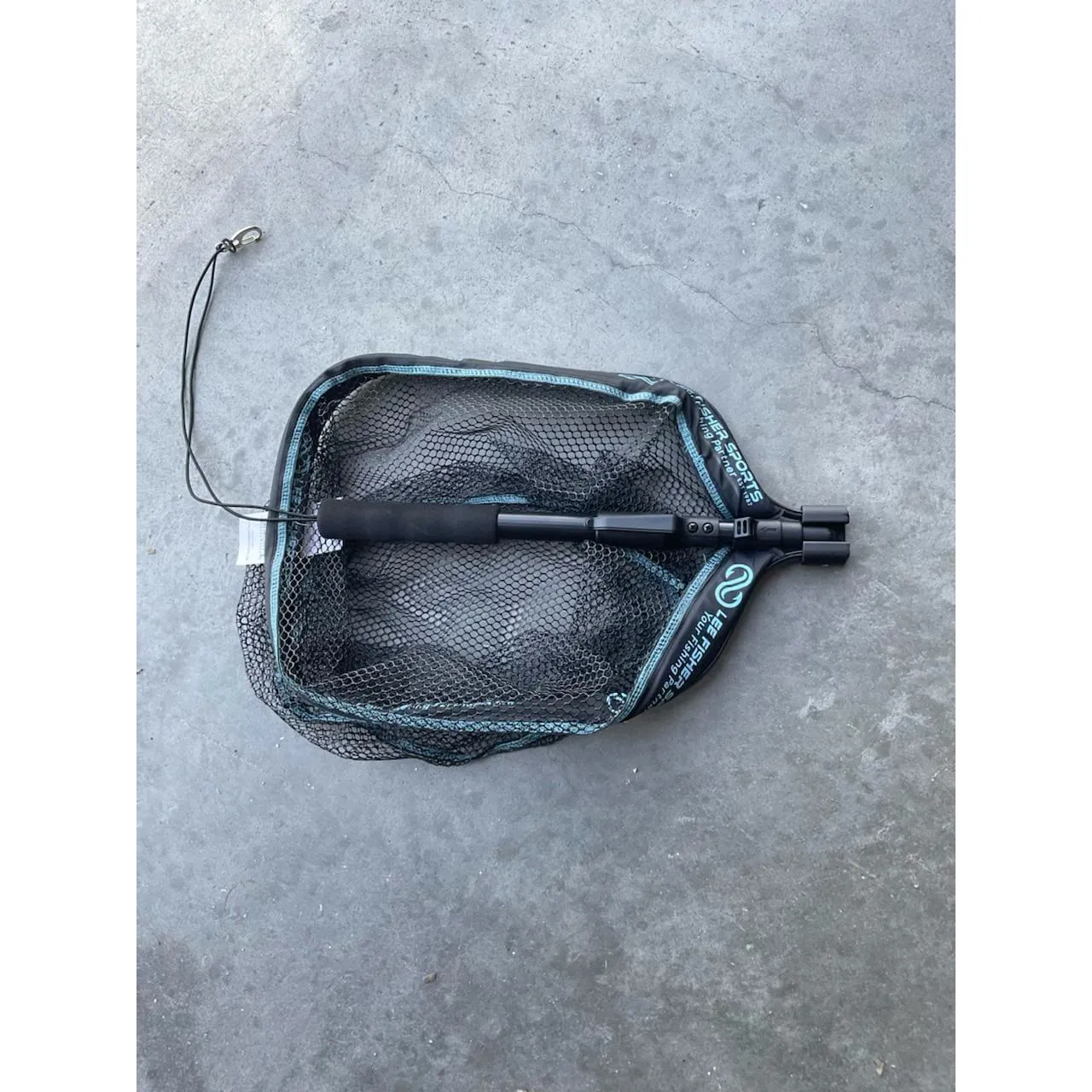 Floating Foldable Landing Net-16"x20",20" deep, 19-31" Telescope Handle, JF-32FL-Float