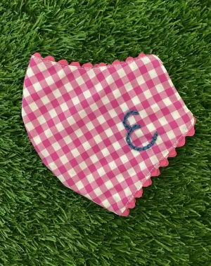 Fuchsia Gingham with Rickrack